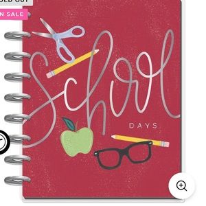 🆕 New Undated Classic Teacher Happy Planner School Days 12 Months